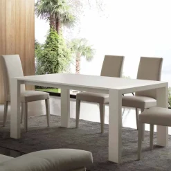 Viadurini Living Ausziehbare Esstische-Ausziehbarer Tisch aus MDF und melaminbeschichteten Spanplatten Jesi