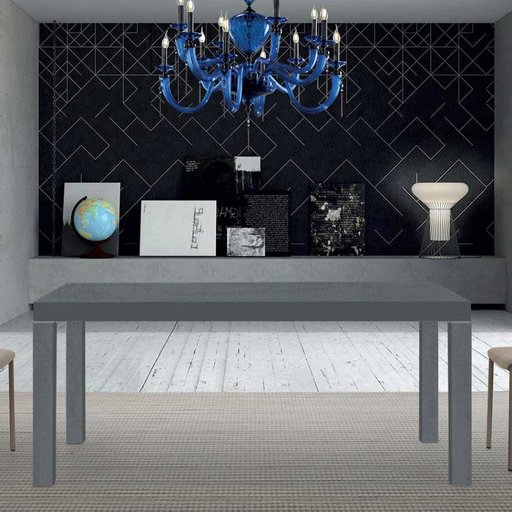 Viadurini Living Ausziehbare Esstische-Ausziehbarer Tisch aus Melaminholz bis zu 470 cm, hergestellt in Italien – Gordito