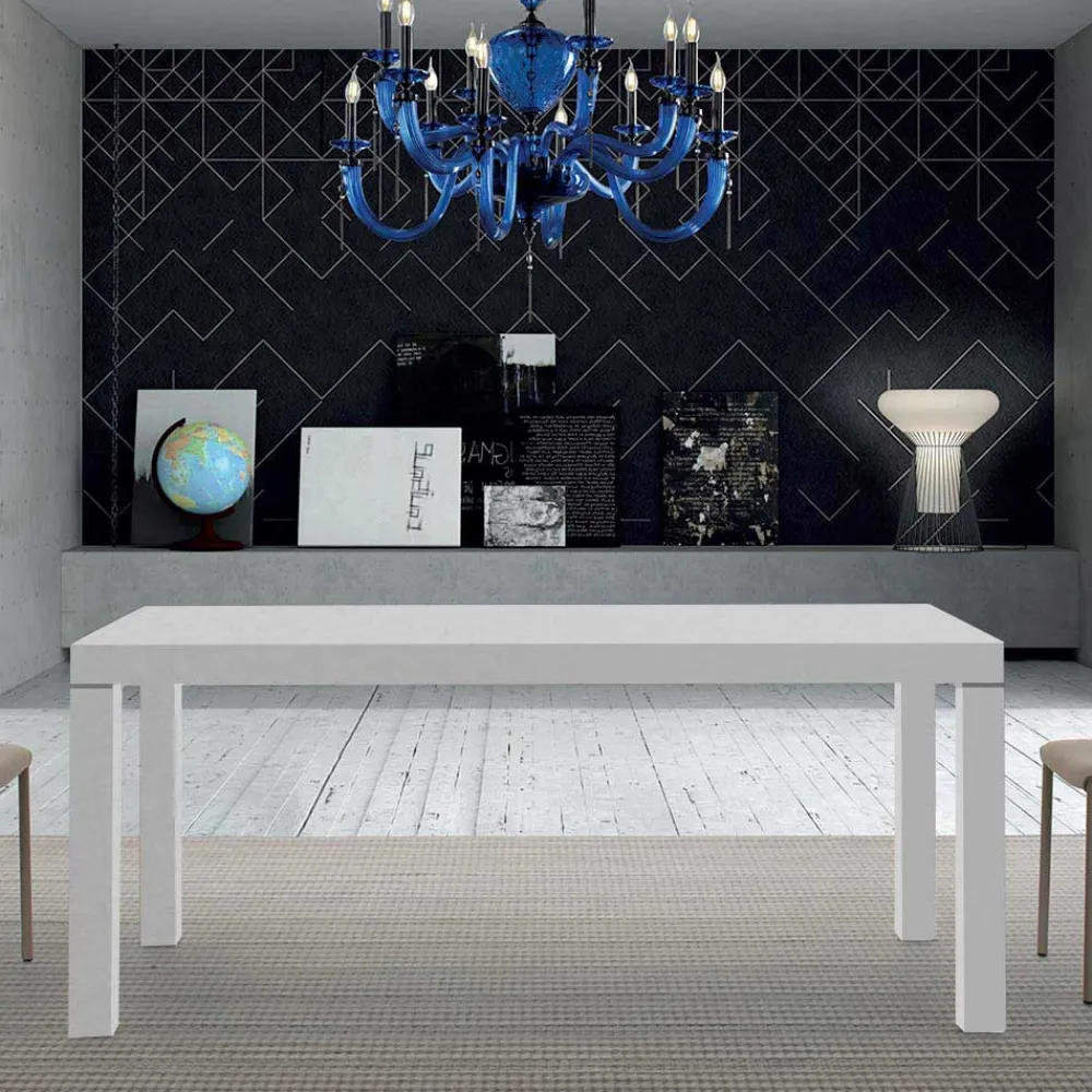 Viadurini Living Ausziehbare Esstische-Ausziehbarer Tisch aus Melaminholz bis zu 470 cm, hergestellt in Italien – Gordito