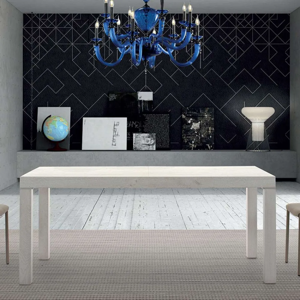 Viadurini Living Ausziehbare Esstische-Ausziehbarer Tisch aus Melaminholz bis zu 470 cm, hergestellt in Italien – Gordito