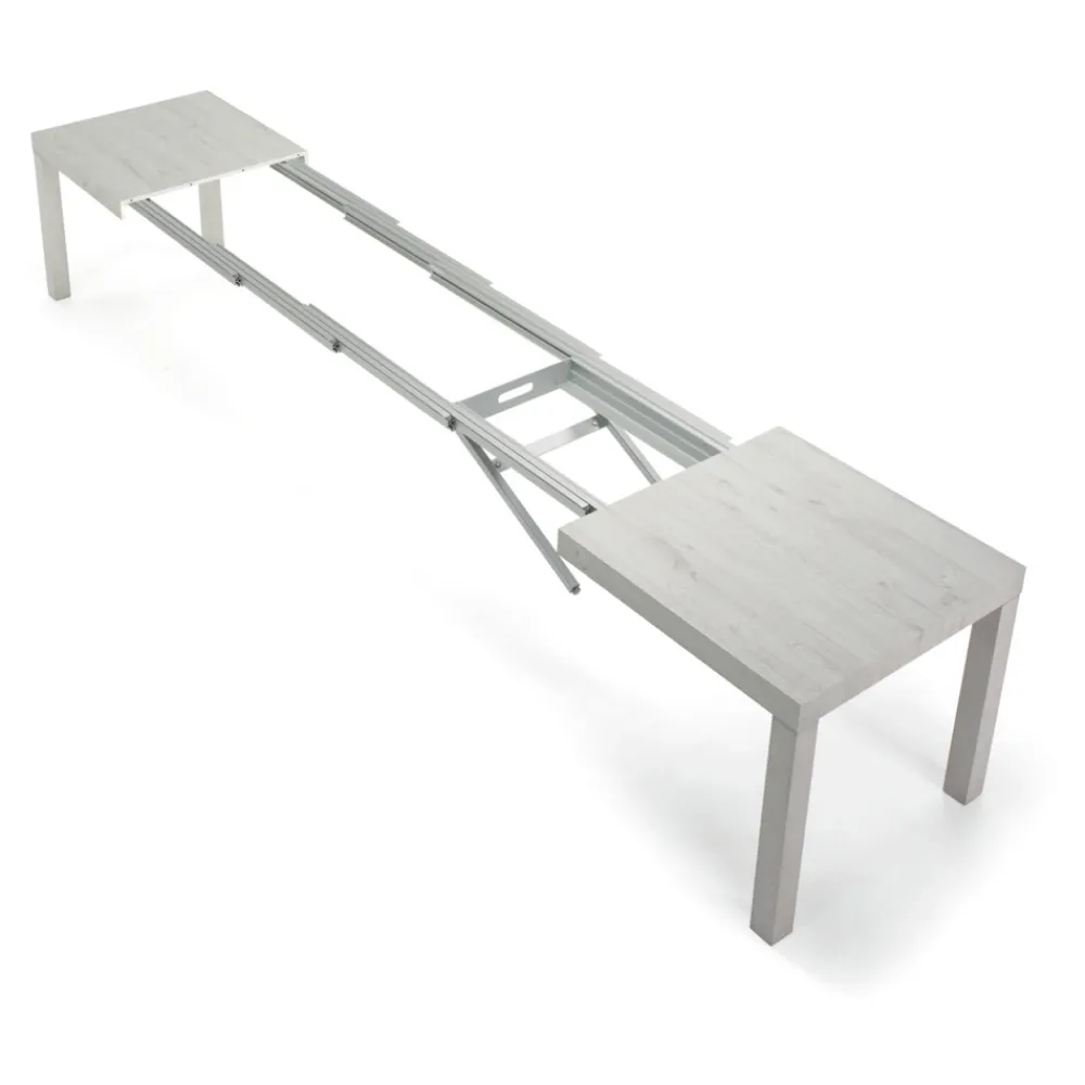 Viadurini Living Ausziehbare Esstische-Ausziehbarer Tisch aus Melaminholz bis zu 470 cm, hergestellt in Italien – Gordito