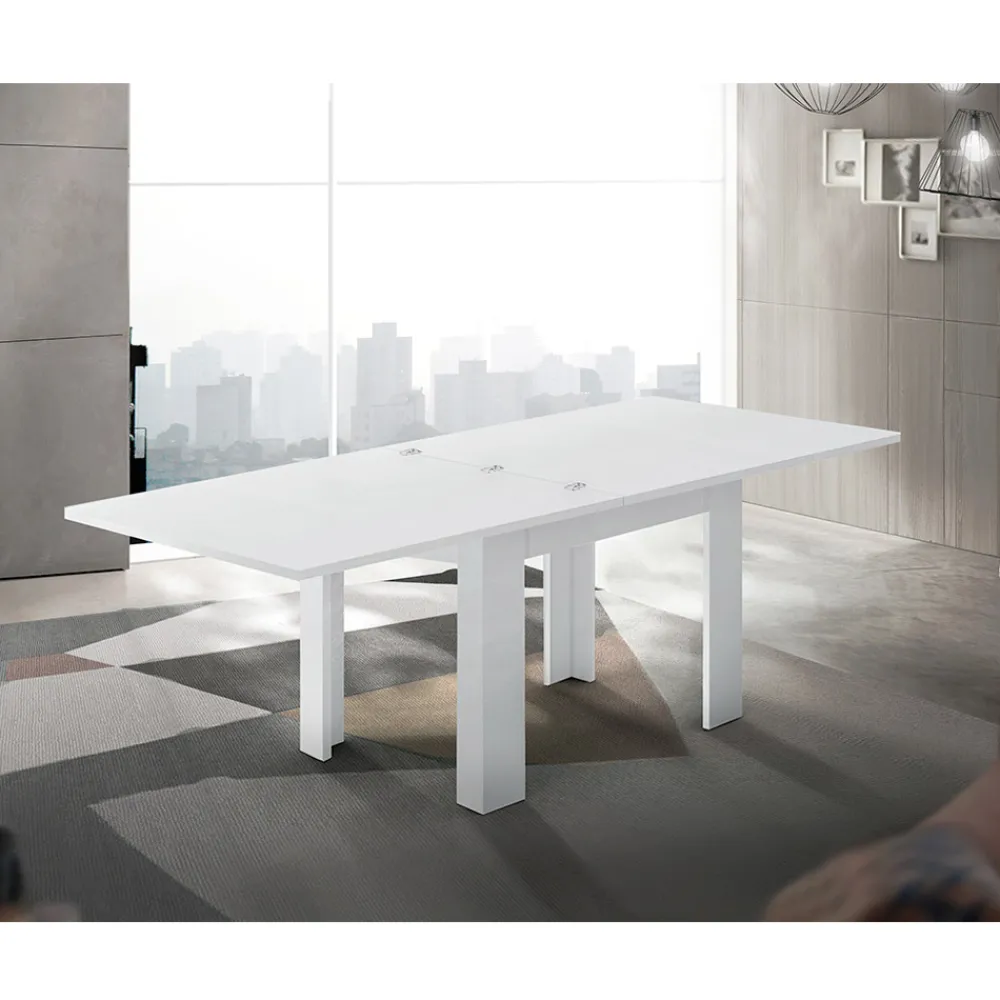 Viadurini Living Ausziehbare Esstische-Ausziehbarer Tisch aus nachhaltigem Holz bis 180 cm - Perro