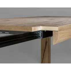 Viadurini Living Esstische Nach Mass|Ausziehbare Esstische-Ausziehbarer Tisch aus Tischlerplatte und quadratischen Beinen, hergestellt in Italien – Rillian