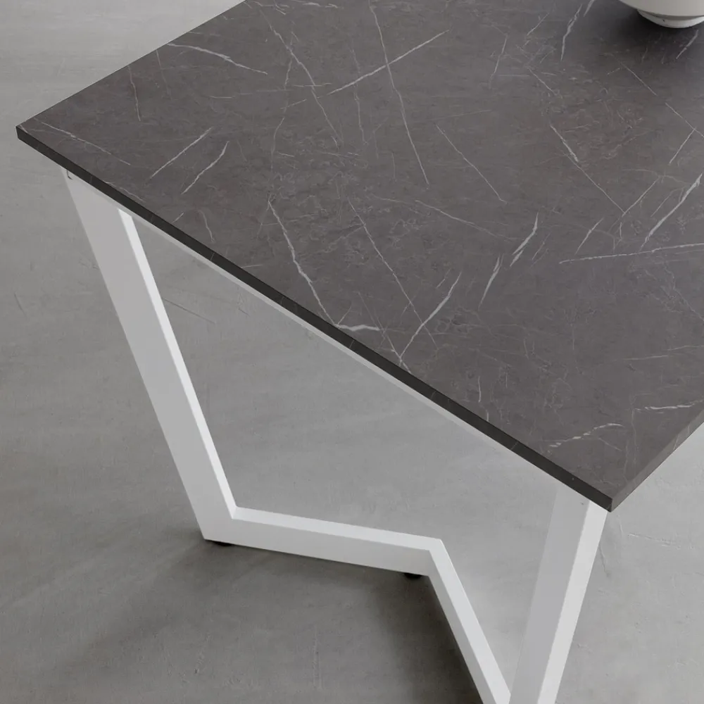 Viadurini Living Ausziehbare Esstische-Ausziehbarer Tisch bis 238 cm aus Metall und HPL Made in Italy - Pablito