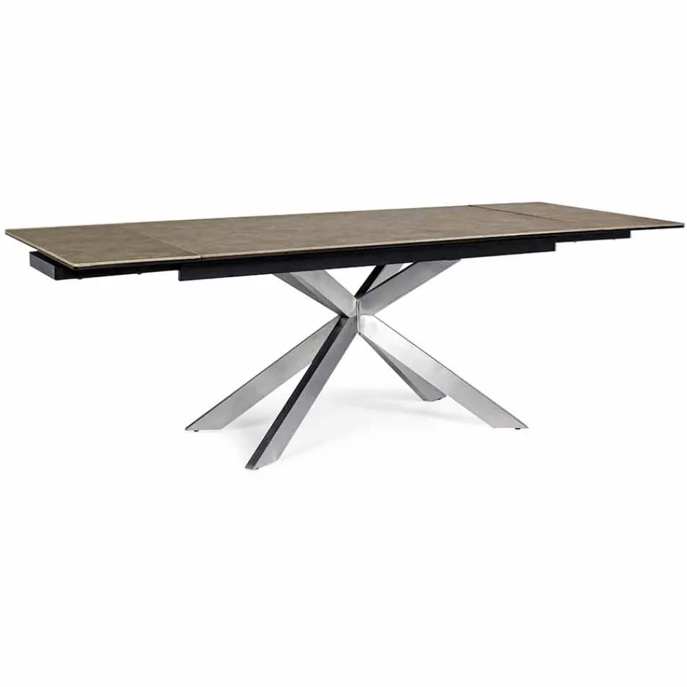 Viadurini Living Ausziehbare Esstische-Ausziehbarer Tisch Bis 240 cm mit Homemotion Keramikplatte - Avici