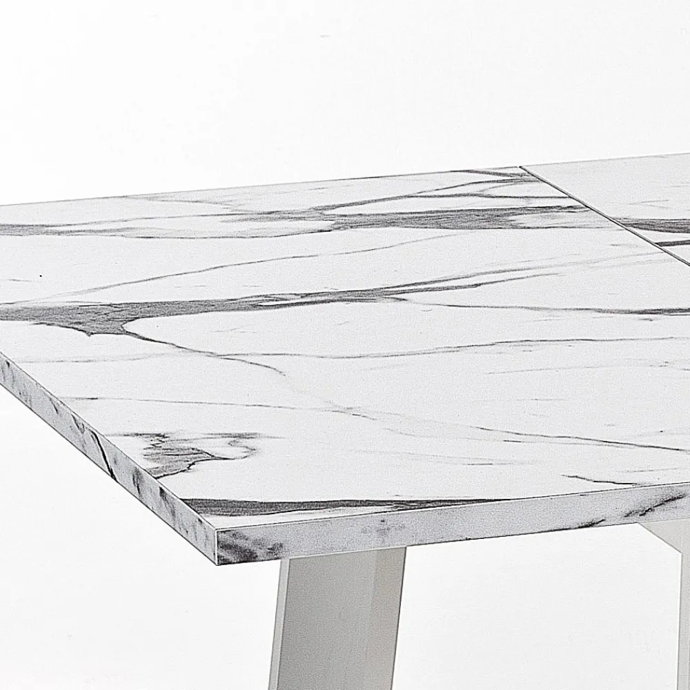 Viadurini Living Ausziehbare Esstische-Ausziehbarer Tisch bis 220 cm in Buche und Melamin Made in Italy - Toles