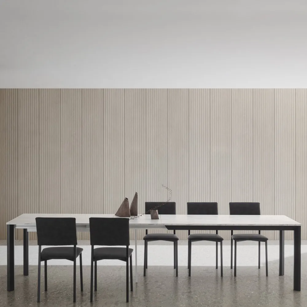 Viadurini Living Ausziehbare Esstische-Ausziehbarer Tisch bis 334 cm aus Aluminium und HPL Made in Italy - Filiberto