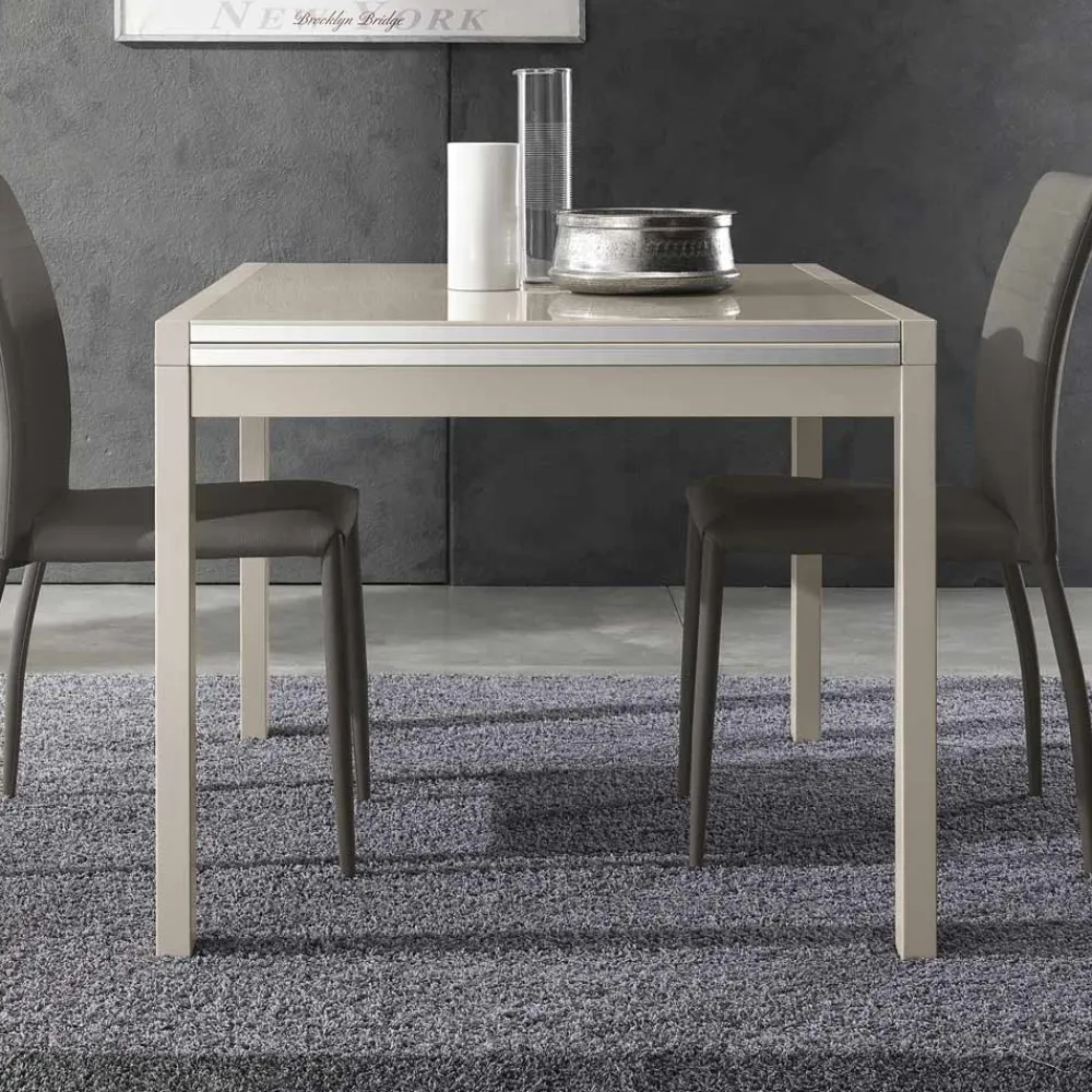 Viadurini Living Ausziehbare Esstische-Ausziehbarer Tisch bis 240 cm in lackiertem Holzdesign Made in Italy - Jacobs