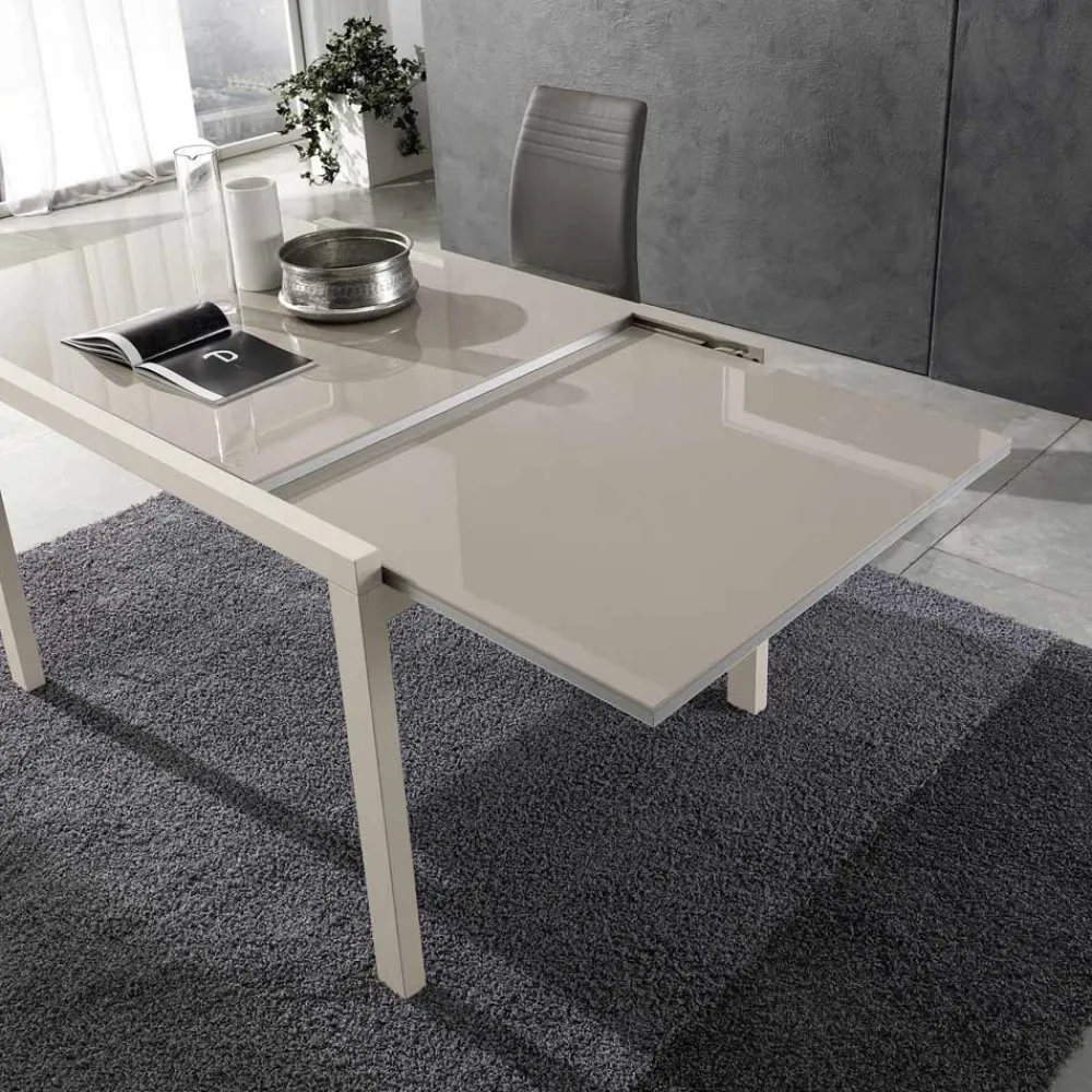 Viadurini Living Ausziehbare Esstische-Ausziehbarer Tisch bis 240 cm in lackiertem Holzdesign Made in Italy - Jacobs