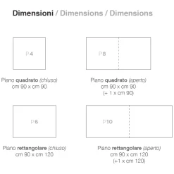 Viadurini Living Ausziehbare Esstische-Ausziehbarer Tisch bis 240 cm in lackiertem Holzdesign Made in Italy - Jacobs