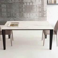 Viadurini Living Ausziehbare Esstische-Ausziehbarer Tisch bis 290 cm aus Glaskeramik Made in Italy - Polonio
