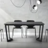 Viadurini Living Ausziehbare Esstische-Ausziehbarer Tisch bis 238 cm Metall und farbiges Hpl Made in Italy - Pablito