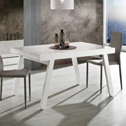 Viadurini Living Ausziehbare Esstische-Ausziehbarer Tisch bis 240 cm aus lackiertem Holz Made in Italy - lackiert