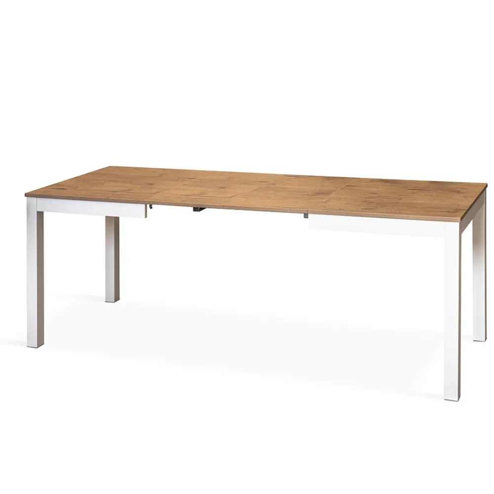 Viadurini Living Ausziehbare Esstische-Ausziehbarer Tisch bis 210 cm aus Melamin und Massivholz Made in Italy - Gustavo