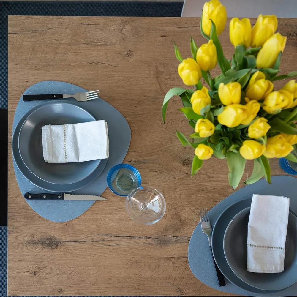 Viadurini Living Ausziehbare Esstische-Ausziehbarer Tisch bis 210 cm aus Melamin und Massivholz Made in Italy - Gustavo