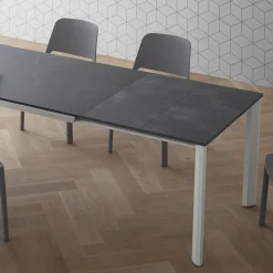 Viadurini Living Ausziehbare Esstische-Ausziehbarer Tisch bis 240 cm Platte aus Laminam Made in Italy - Filiberto