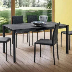 Viadurini Living Ausziehbare Esstische-Ausziehbarer Tisch Bis zu 240 cm mit Laminamplatte Made in Italy - Maltesisch