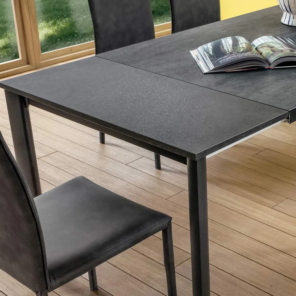 Viadurini Living Ausziehbare Esstische-Ausziehbarer Tisch Bis zu 240 cm mit Laminamplatte Made in Italy - Maltesisch