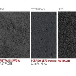 Viadurini Living Ausziehbare Esstische-Ausziehbarer Tisch Bis zu 240 cm mit Laminamplatte Made in Italy - Maltesisch