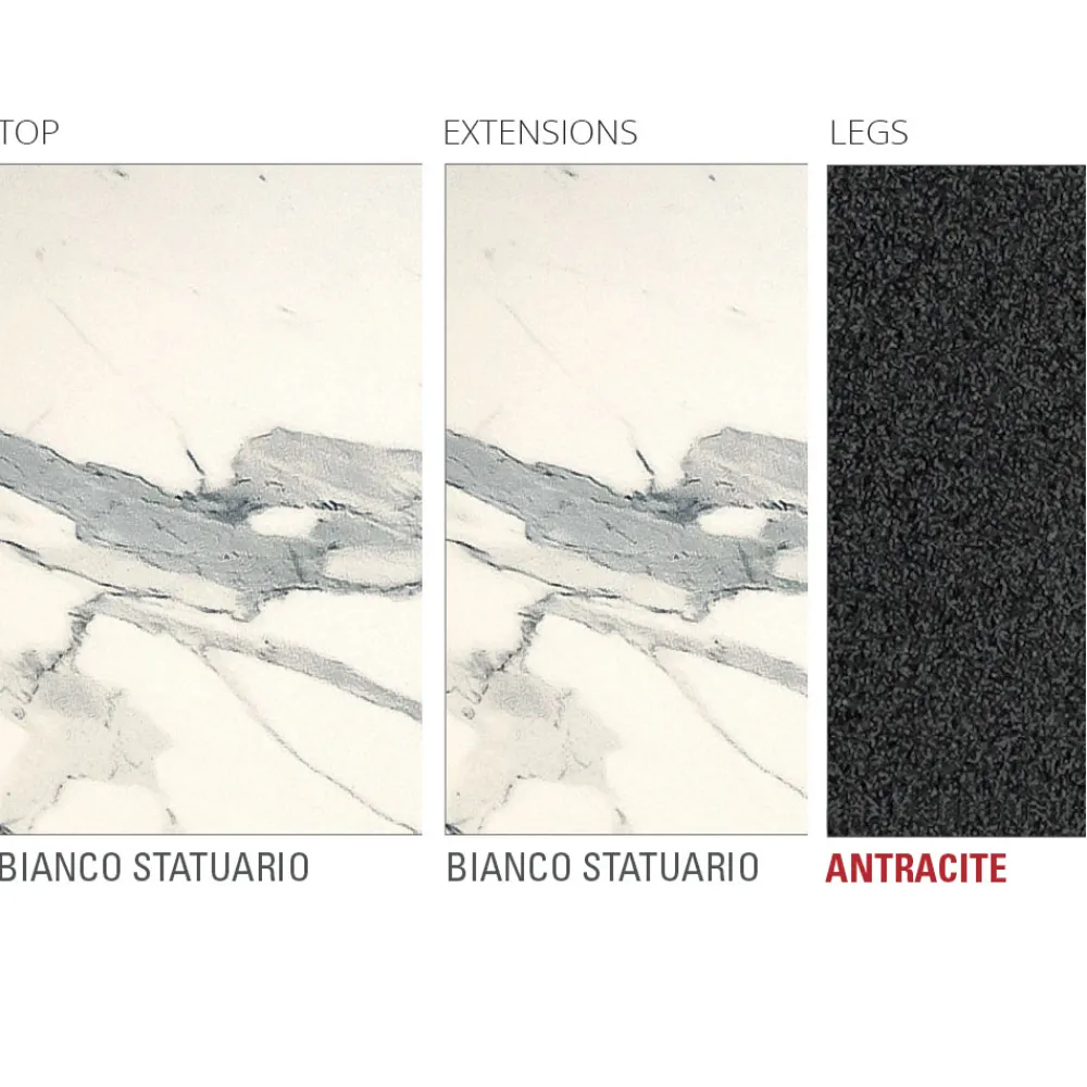 Viadurini Living Ausziehbare Esstische-Ausziehbarer Tisch Bis zu 240 cm mit Laminamplatte Made in Italy - Maltesisch