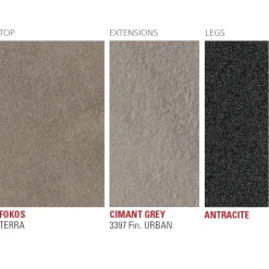 Viadurini Living Ausziehbare Esstische-Ausziehbarer Tisch Bis zu 240 cm mit Laminamplatte Made in Italy - Maltesisch