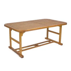 Viadurini in the Garden Gartentische Aus Teakholz-Ausziehbarer Tisch Bis zu 240 cm in Gartenholz, von Design - Roxen