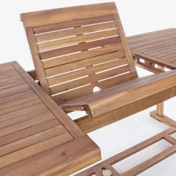 Viadurini in the Garden Gartentische Aus Teakholz-Ausziehbarer Tisch Bis zu 240 cm in Gartenholz, von Design - Roxen