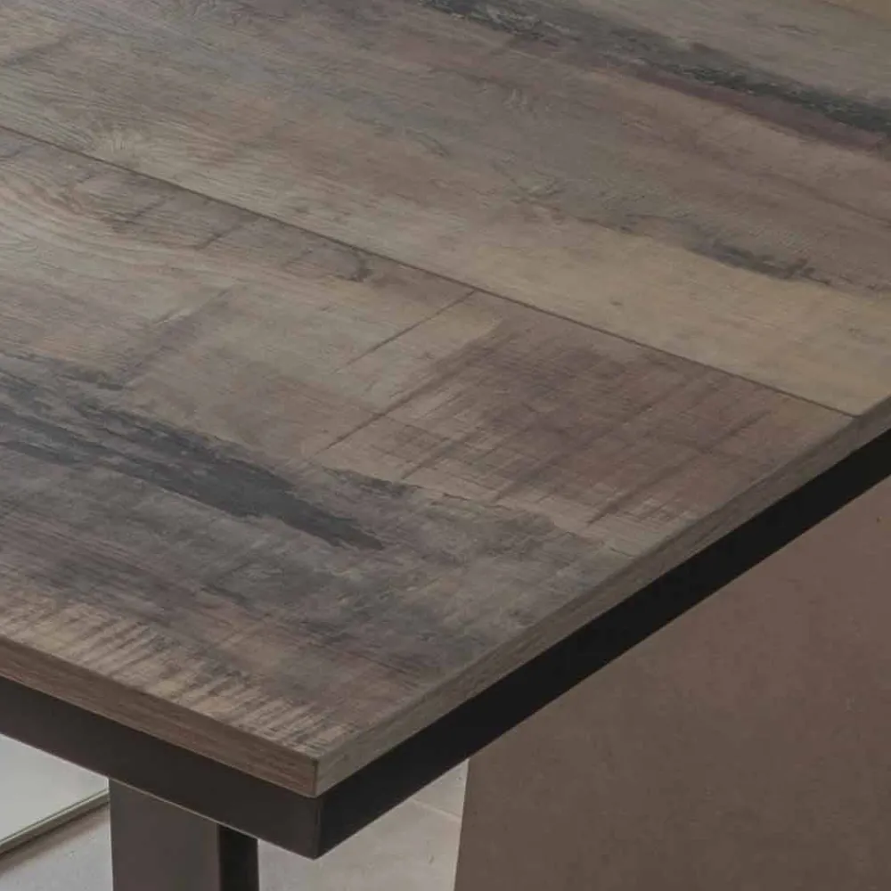 Viadurini Living Ausziehbare Esstische-Ausziehbarer Tisch bis zu 280 cm aus Holz und Metall Made in Italy - Gallotto