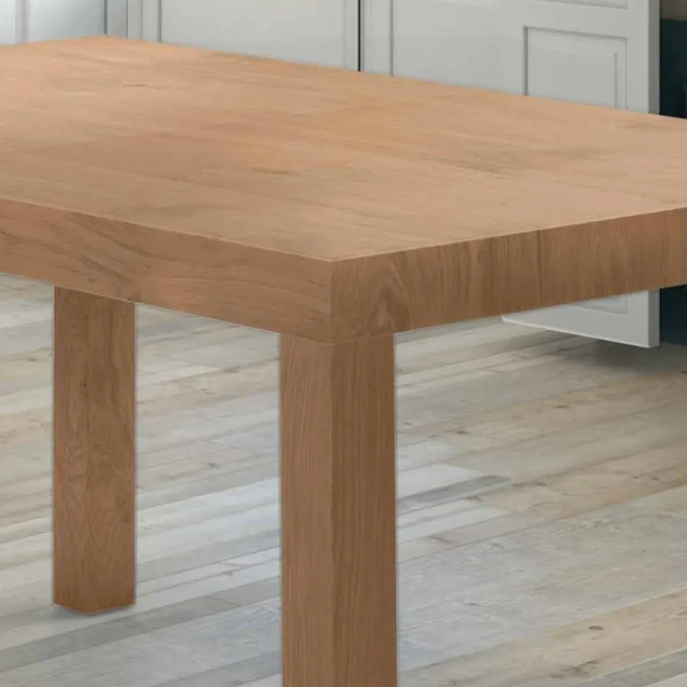 Viadurini Living Ausziehbare Esstische-Ausziehbarer Tisch bis zu 470 cm aus Furnierholz Made in Italy – Gordito