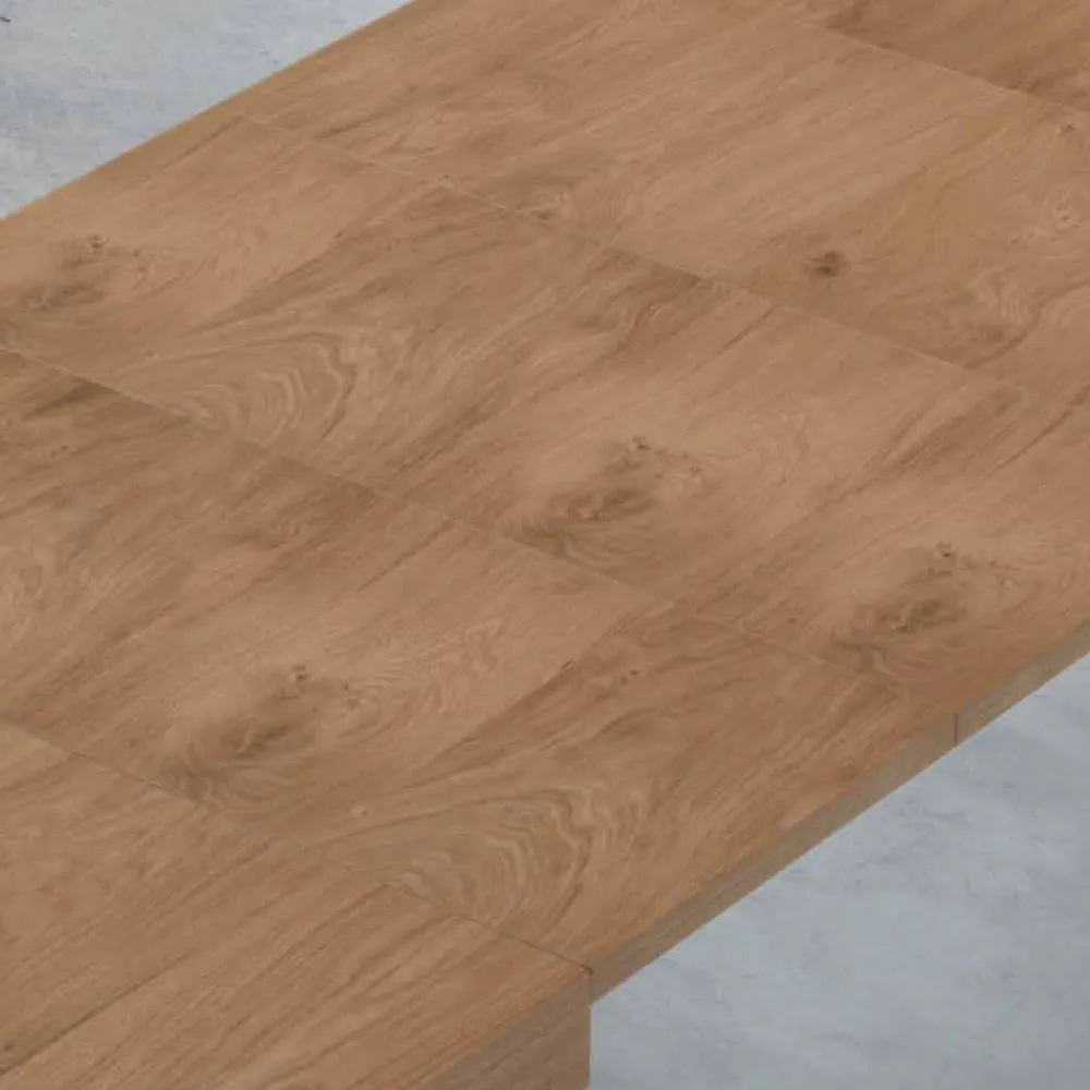 Viadurini Living Ausziehbare Esstische-Ausziehbarer Tisch bis zu 470 cm aus Furnierholz Made in Italy – Gordito