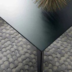 Viadurini Living Ausziehbare Esstische-Ausziehbarer Tisch Bis zu 250 cm mit Glasplatte Made in Italy - Pitagora