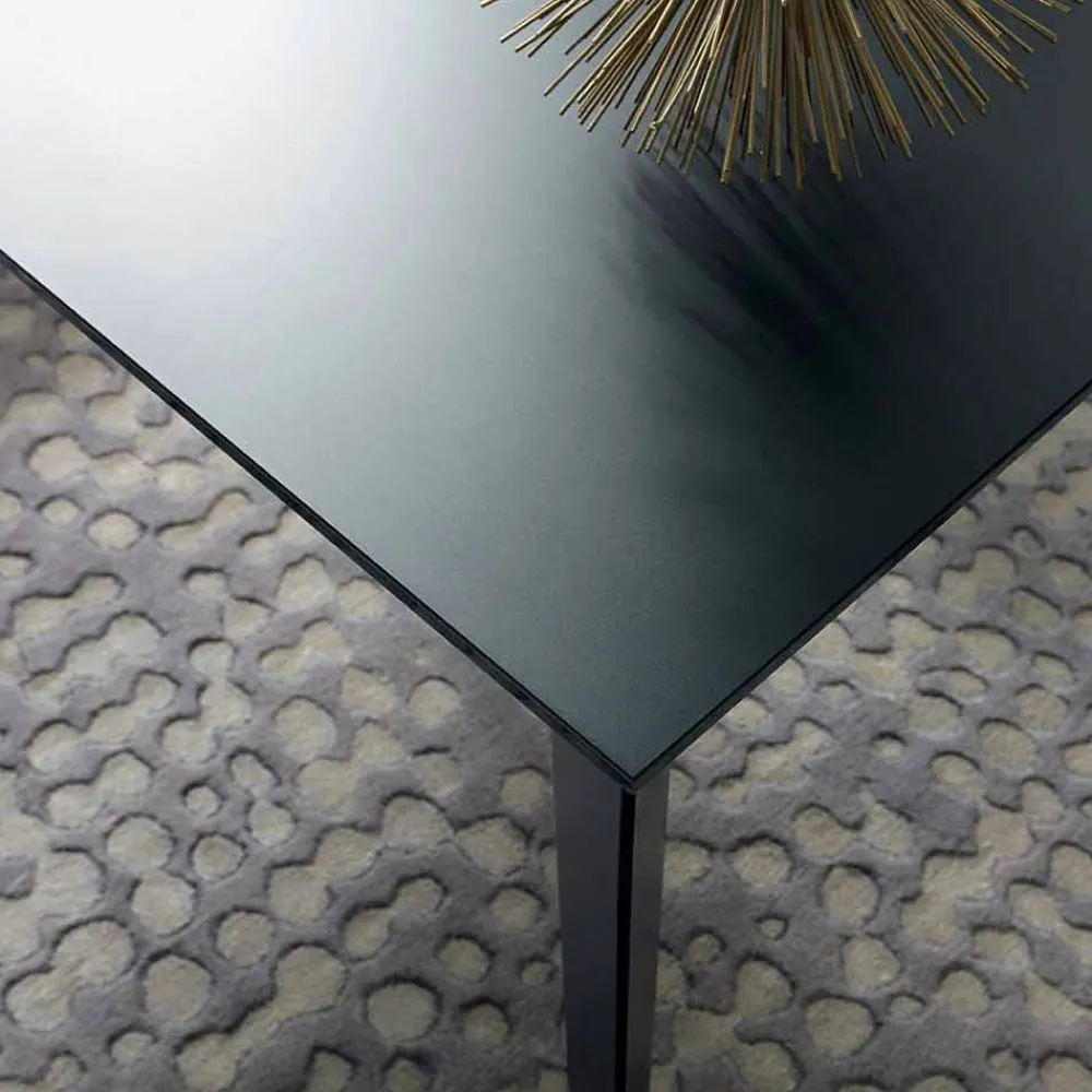 Viadurini Living Ausziehbare Esstische-Ausziehbarer Tisch Bis zu 250 cm mit Glasplatte Made in Italy - Pitagora