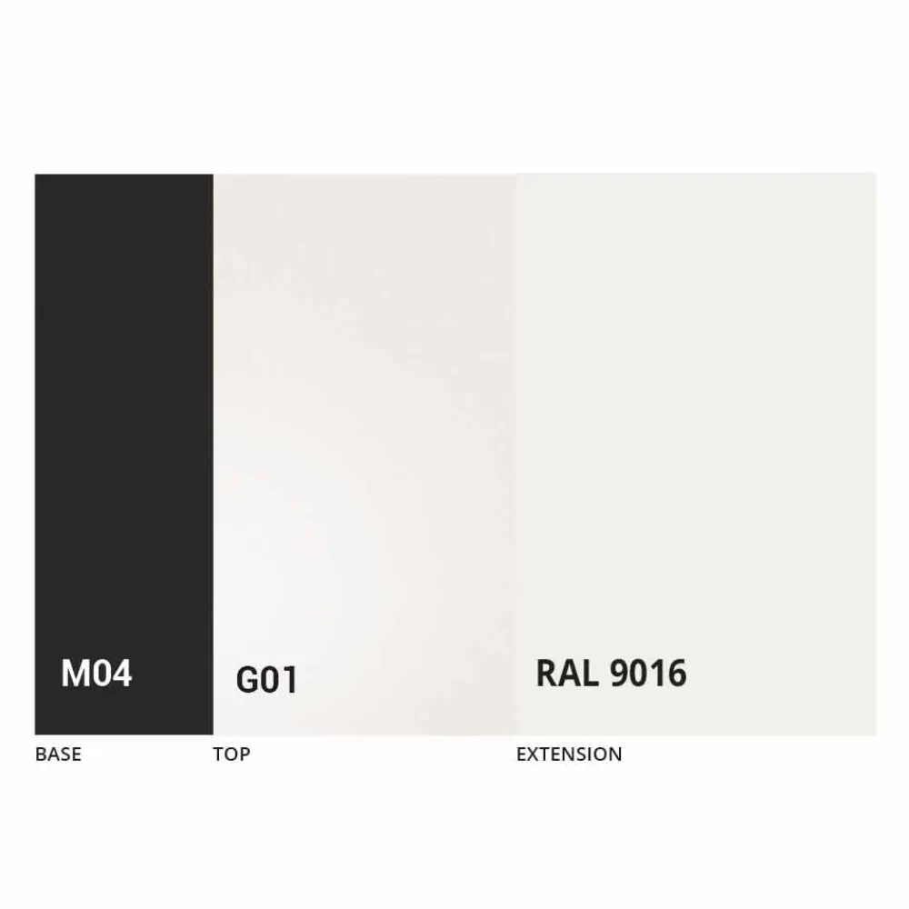 Viadurini Living Ausziehbare Esstische-Ausziehbarer Tisch Bis zu 250 cm mit Glasplatte Made in Italy - Pitagora