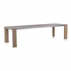 Viadurini Living Ausziehbare Esstische-Ausziehbarer Tisch Bis zu 300 cm in Keramik- und Holzbeinen - Ipanemo