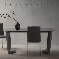 Viadurini Living Ausziehbare Esstische-Ausziehbarer Tisch bis zu 300 cm in geschichtetem Fenix Made in Italy - Bastiano