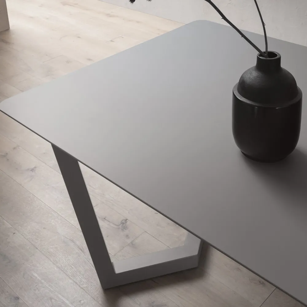 Viadurini Living Ausziehbare Esstische-Ausziehbarer Tisch bis zu 300 cm in geschichtetem Fenix Made in Italy - Bastiano