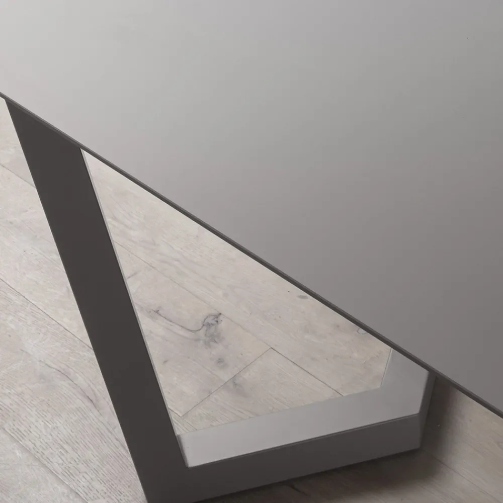 Viadurini Living Ausziehbare Esstische-Ausziehbarer Tisch bis zu 300 cm in geschichtetem Fenix Made in Italy - Bastiano