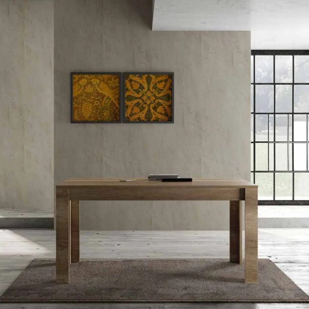 Viadurini Living Ausziehbare Esstische-Ausziehbarer Tisch bis zu 185 cm Made in Italy Melamine Design - Ketra