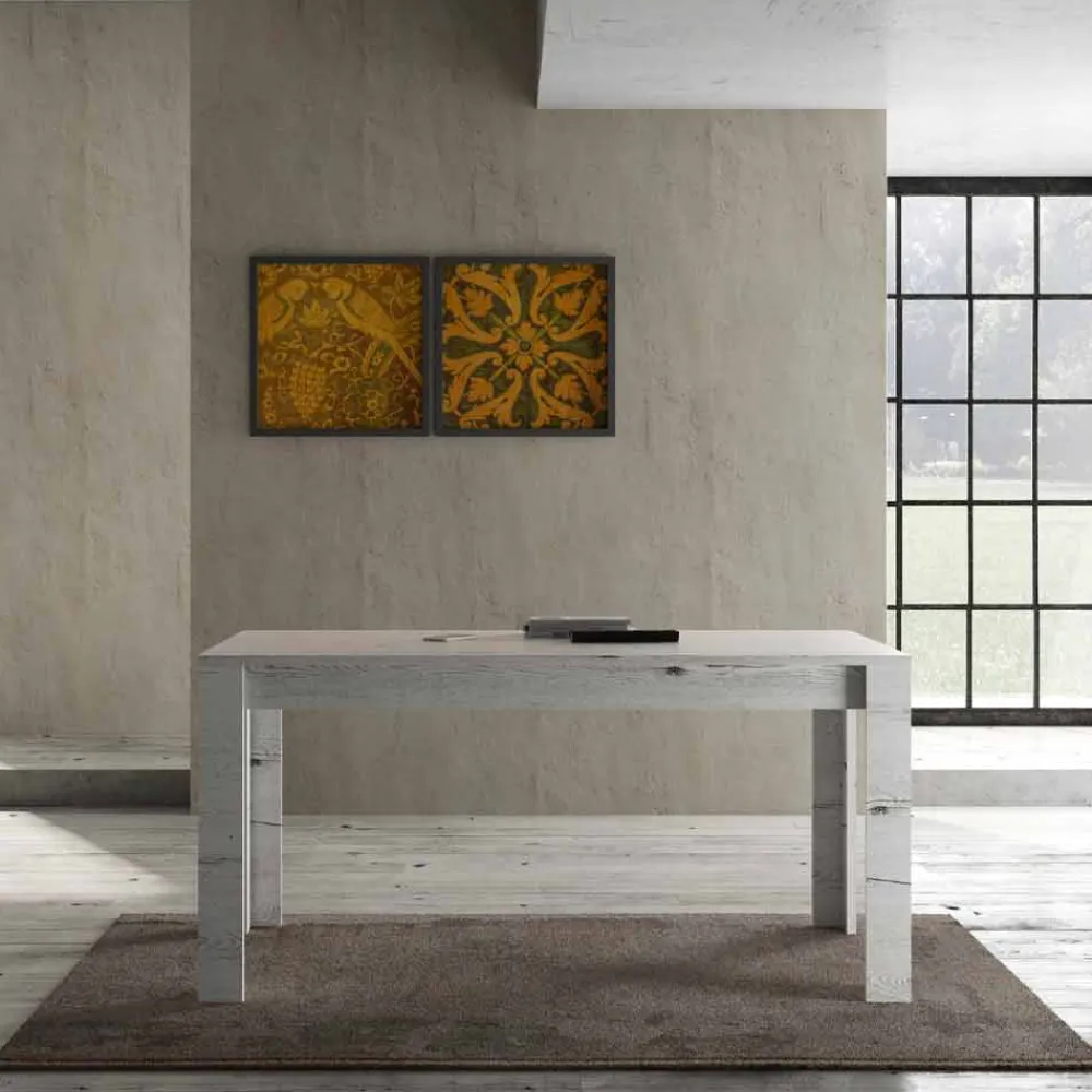Viadurini Living Ausziehbare Esstische-Ausziehbarer Tisch bis zu 185 cm Made in Italy Melamine Design - Ketra