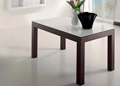 Viadurini Living Esstische Nach Mass|Ausziehbare Esstische-Ausziehbarer Tisch bis zu 270 cm aus Glas und Eschenholz Made in Italy - Homer