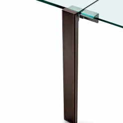 Viadurini Living Esstische Nach Mass|Ausziehbare Esstische-Ausziehbarer Tisch Bis zu 280 cm aus transparentem Glas Made in Italy - Sopot