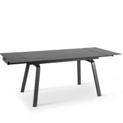 Viadurini Living Ausziehbare Esstische-Ausziehbarer Tisch bis zu 200 cm aus gesintertem Stein mit Marmoreffekt – Ananas