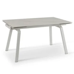 Viadurini Living Ausziehbare Esstische-Ausziehbarer Tisch bis zu 200 cm aus gesintertem Stein mit Marmoreffekt – Ananas