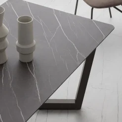 Viadurini Living Ausziehbare Esstische-Ausziehbarer Tisch bis zu 300 cm aus geschichtetem HPL Made in Italy - Bastiano