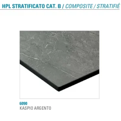 Viadurini Living Ausziehbare Esstische-Ausziehbarer Tisch bis zu 300 cm aus geschichtetem HPL Made in Italy - Bastiano