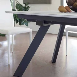 Viadurini Living Ausziehbare Esstische-Ausziehbarer Tisch bis zu 2,8 Meter mit Keramikplatte Made in Italy - Paoluccio