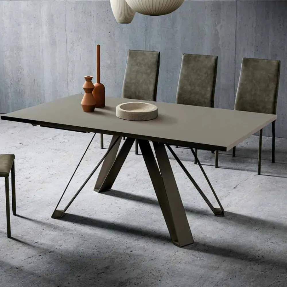Viadurini Living Ausziehbare Esstische-Ausziehbarer Tisch Bis zu 280 cm in Fenix Made in Italy, Precious - Aresto