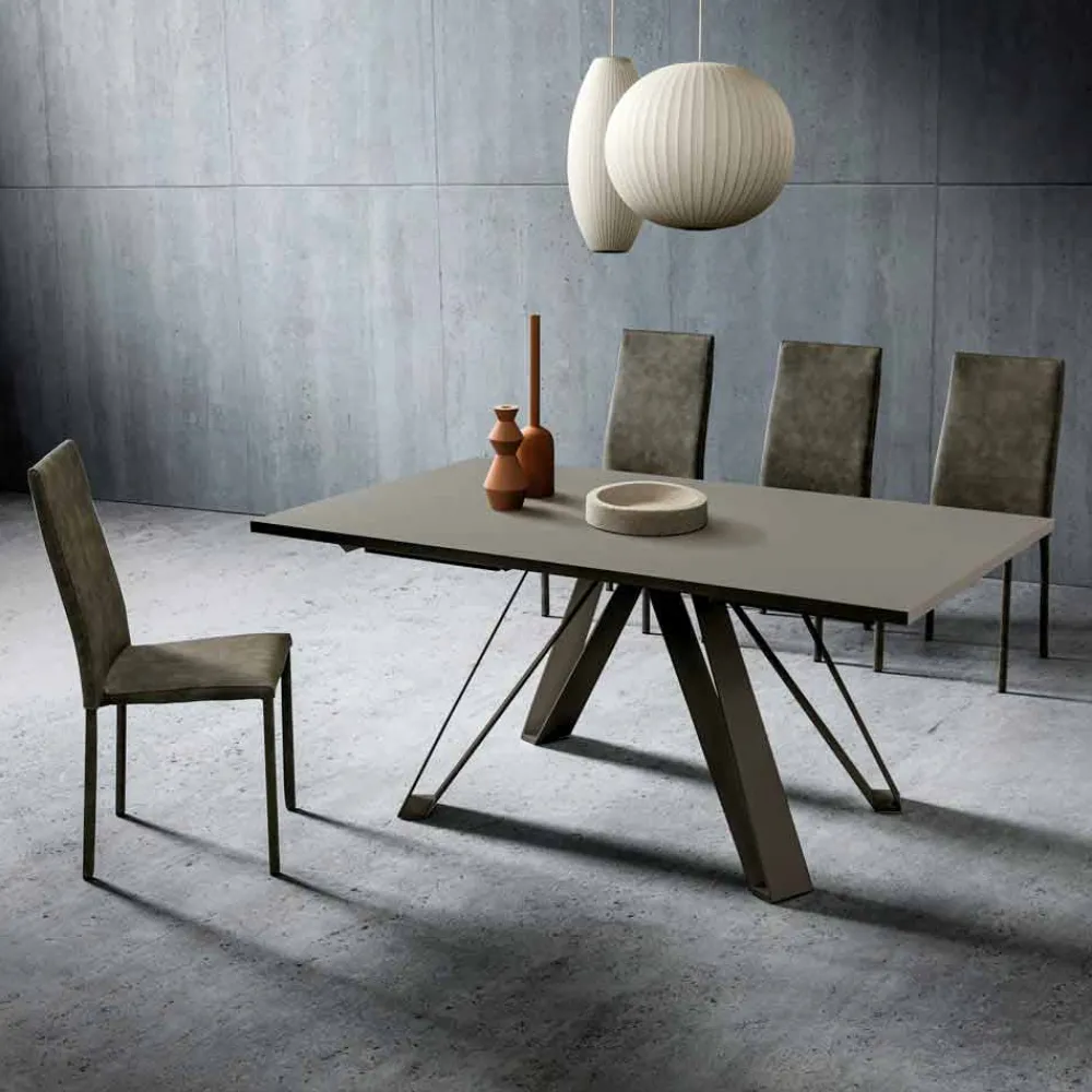 Viadurini Living Ausziehbare Esstische-Ausziehbarer Tisch Bis zu 280 cm in Fenix Made in Italy, Precious - Aresto