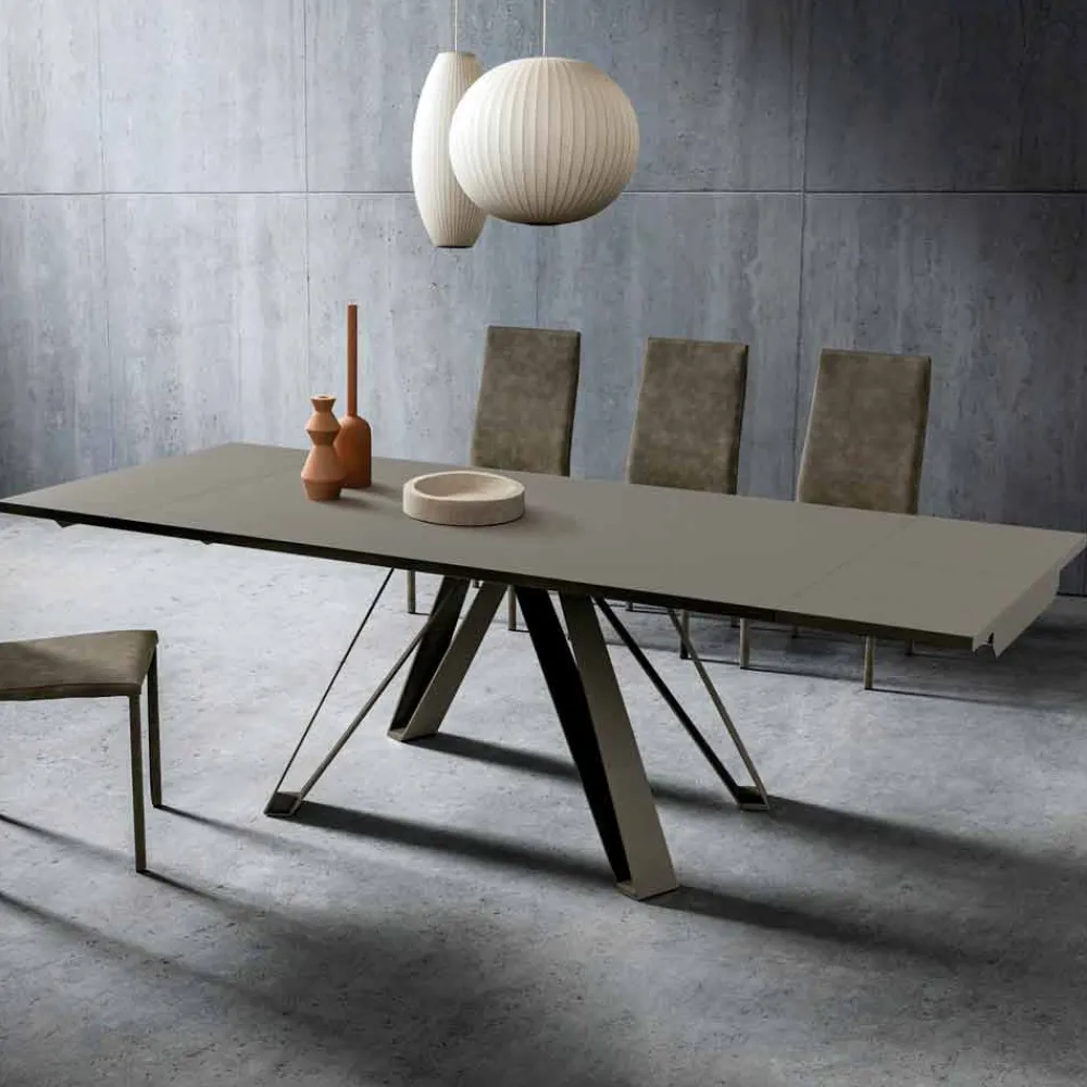 Viadurini Living Ausziehbare Esstische-Ausziehbarer Tisch Bis zu 280 cm in Fenix Made in Italy, Precious - Aresto