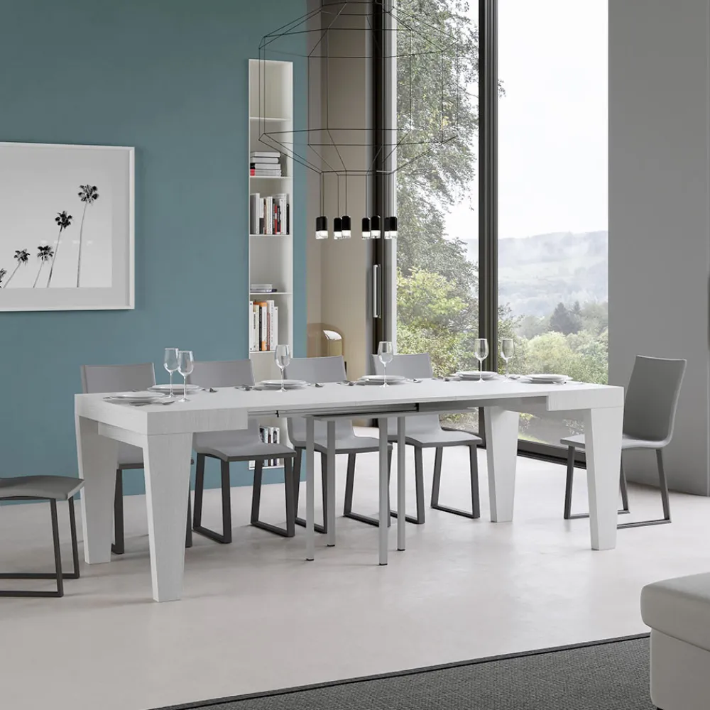 Viadurini Living Ausziehbare Esstische-Ausziehbarer Tisch, erhältlich in verschiedenen Ausführungen, hergestellt in Italien – Mountain